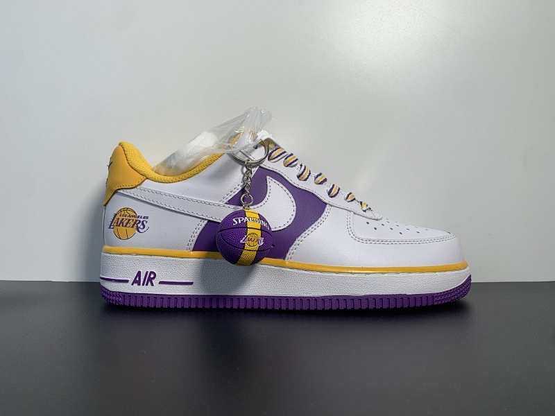 NIke Air Force 1 '07 Low “紫金湖人 NBA75周年限定”空军一号 低帮  货号：DC8864-001 尺码36-45