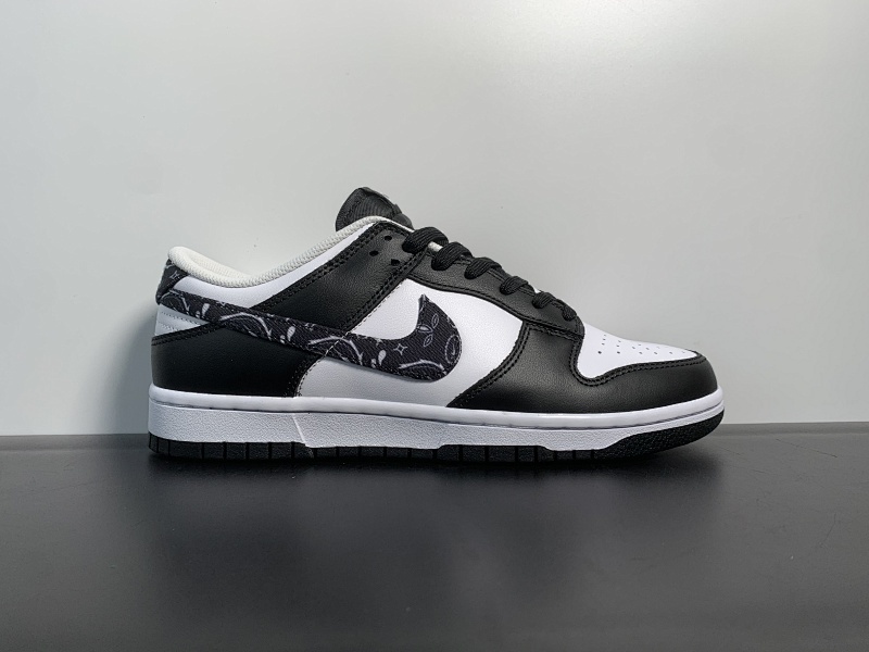 Nike Dunk Low “Black Paisley”黑白腰果花 货号：DH4401-100尺码：36～46