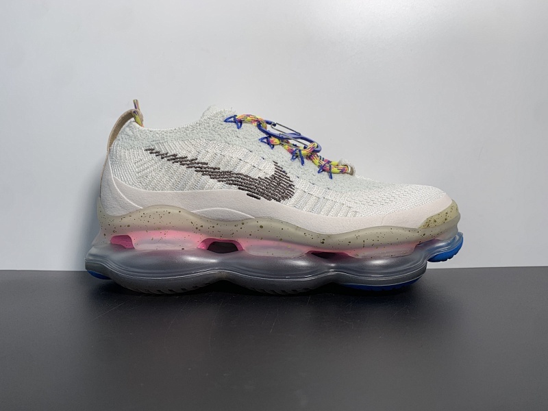 NK Air Max Scorpion fk "triple black" 白灰全掌气垫潮流复古休闲慢跑鞋 #原盒原配 独家开发 #原底大气垫 回弹反馈充足 尺码：35.5 ～47.5