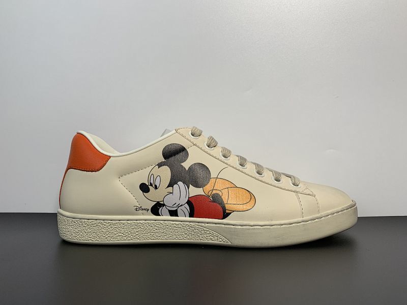 【DA80BA】东莞定制  外贸出口品质 GUCCI小白鞋米老鼠，复古，东莞定制 原材料原盒尺码：35-45
