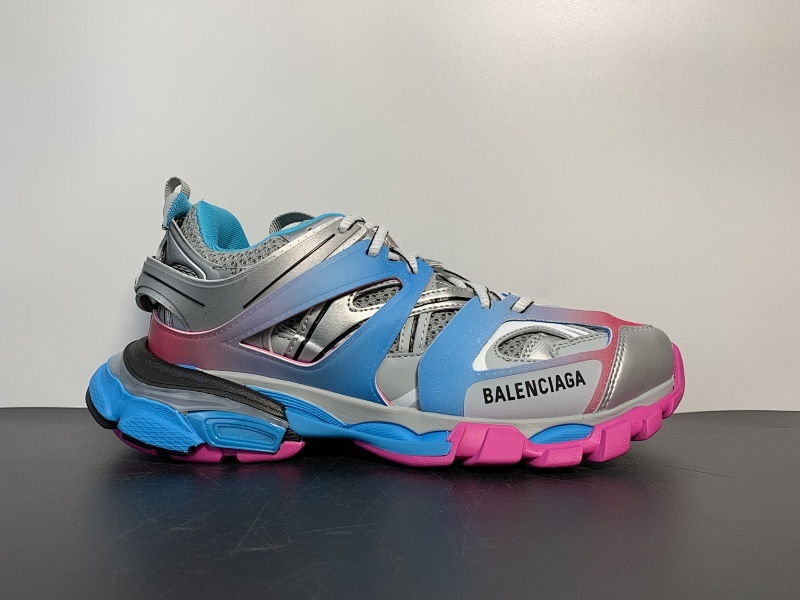 【DA50BA】巴黎世家3.0 三代户外‮念概‬鞋 Balenciaga Sneaker Tess s.Gomma MAILLE WHITE/ORANGE 纯‮版原‬本 35-45