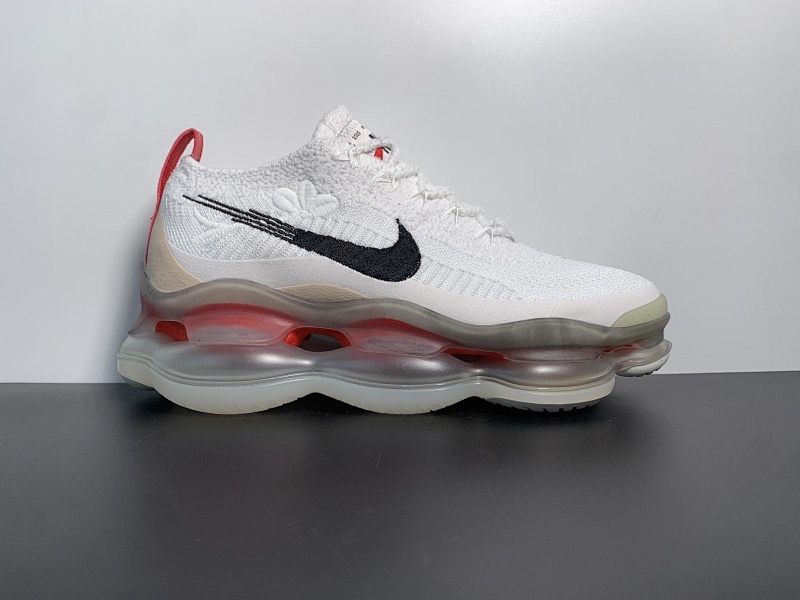 NK Air Max Scorpion fk "triple black"黑白粉全掌气垫潮流复古休闲慢跑鞋 #原盒原配 独家开发 #原底大气垫 回弹反馈充足 尺码：35.5 ～47.5