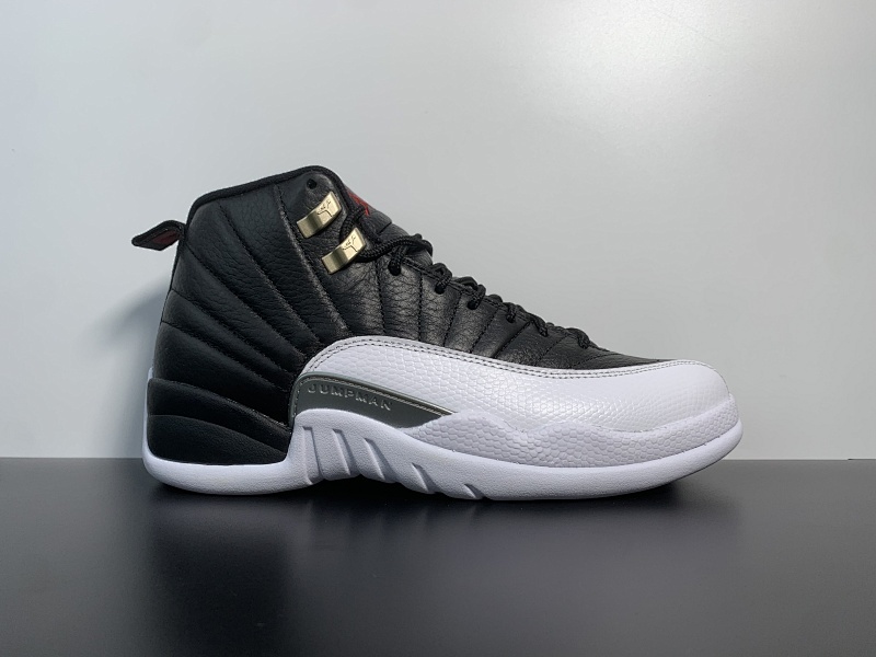 Air Jordan AJ12 "Playoffs" 季后赛黑白 货号：CT8013-006 SIZE：40 40.5 41 42 42.5 43 44 44.5 45 46 47
