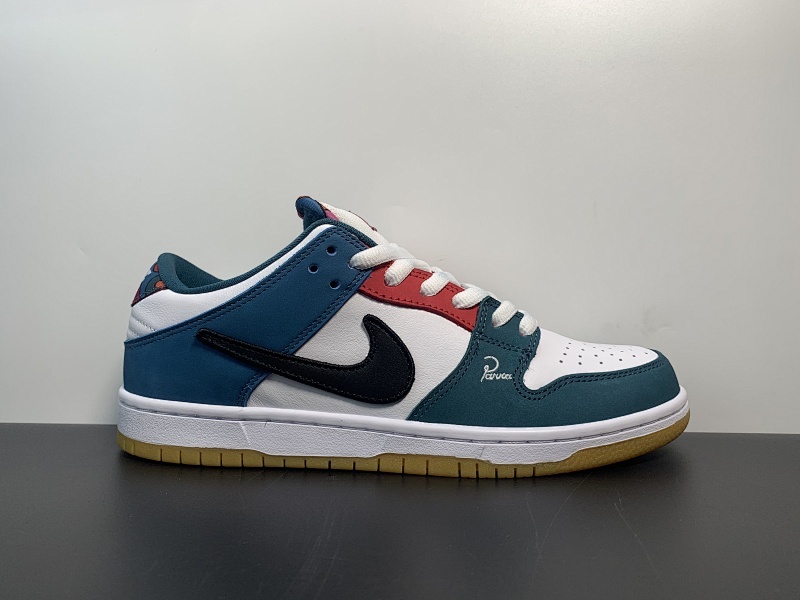 纯原 parra x Nike sB Dunk  红蓝鸳鸯 size36-47.5。货号：DH7695-100
