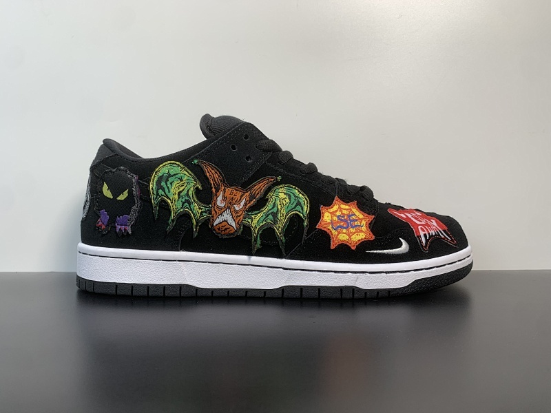 耐克联名 Neckface x Nike SB Dunk Low 经典低帮滑板板鞋DQ4488-001 2022版 妖魔鬼怪 万圣节40～47.5