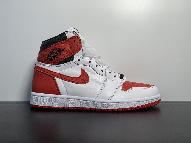aj1白红高帮 尺码：40.5-47.5 纯原版Air Jordan 1 High OG “Heritage”货号：555088-161