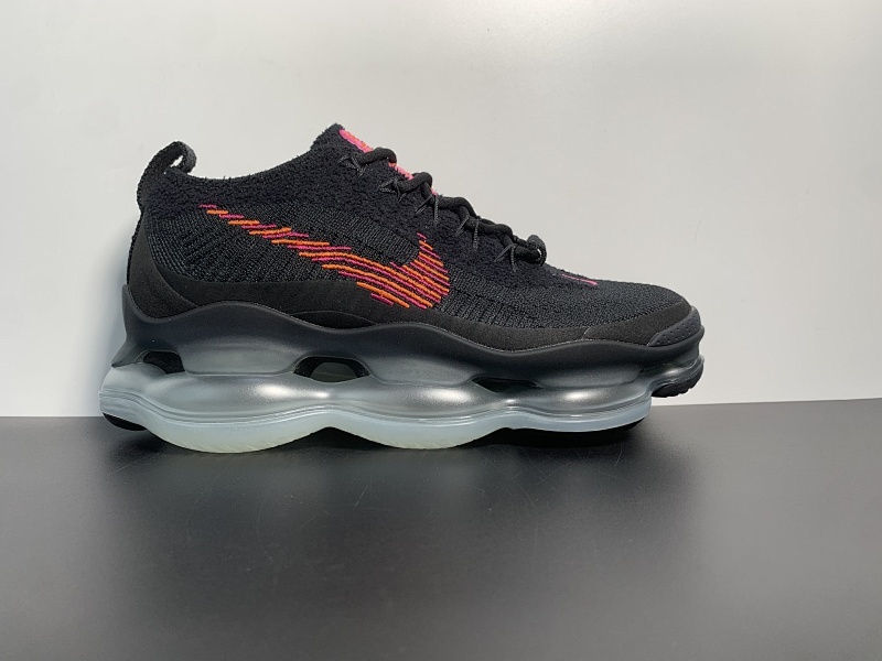 NK Air Max Scorpion fk "triple black"黑紫全掌气垫潮流复古休闲慢跑鞋 #原盒原配 独家开发 #原底大气垫 回弹反馈充足 尺码：35.5 ～47.5