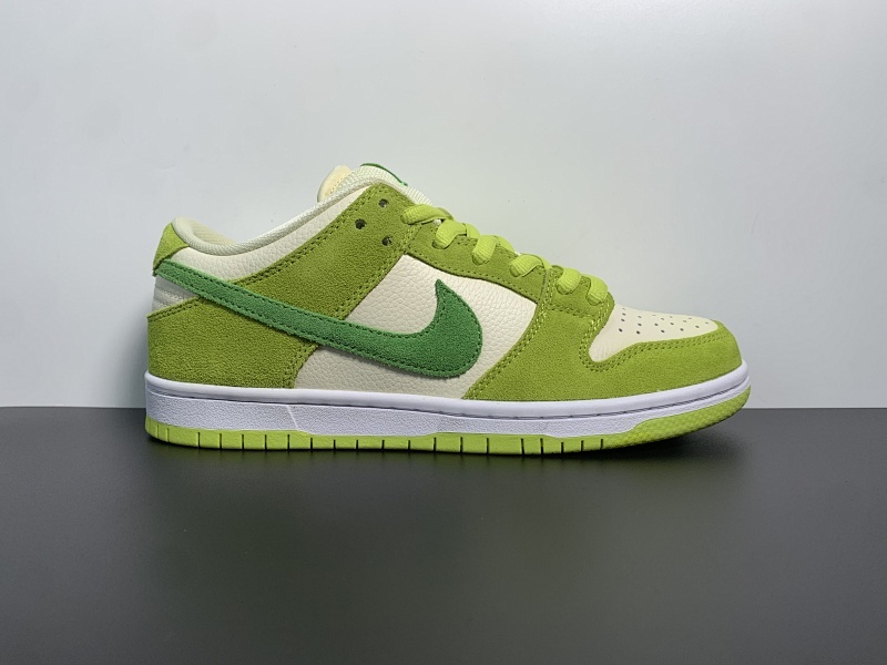Ne SB Dunk Low Green Apple白绿青苹果复古休闲板鞋DM0807-300。尺码#36-46