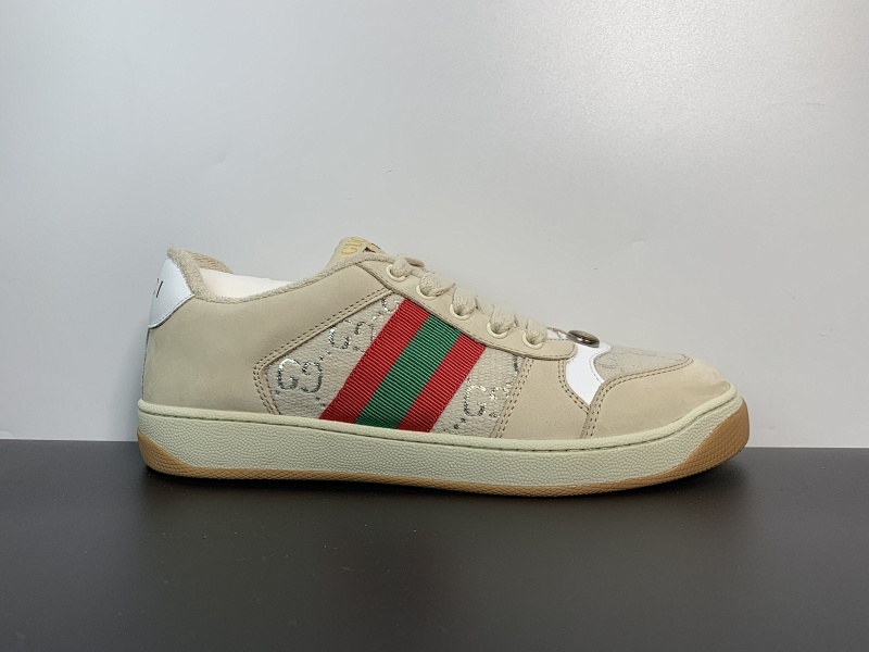 高奢复刻线 G家 白红GG珐琅 做旧板鞋 广东当地数一数二 品牌代工大厂专柜全套升级原盒原包装配件  尺码 35 36 36.5 37 37.5 38 39