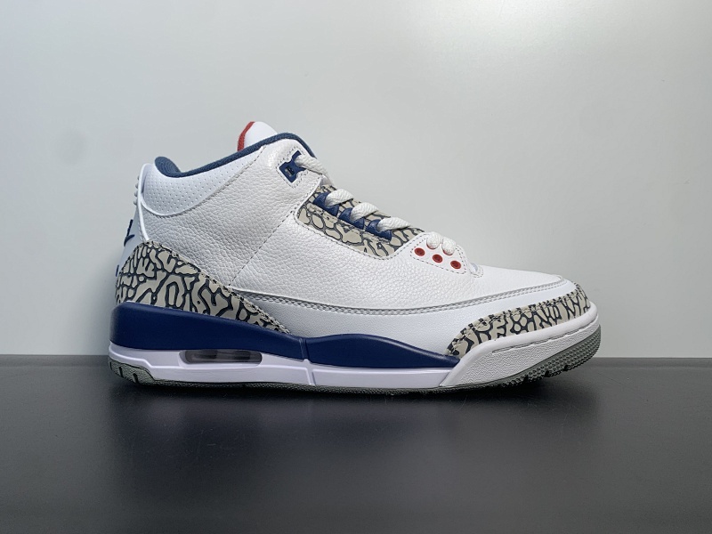 AIR JORDAN 3“TRUE BLUE”白蓝 货号：854262-106 尺码40-47.5
