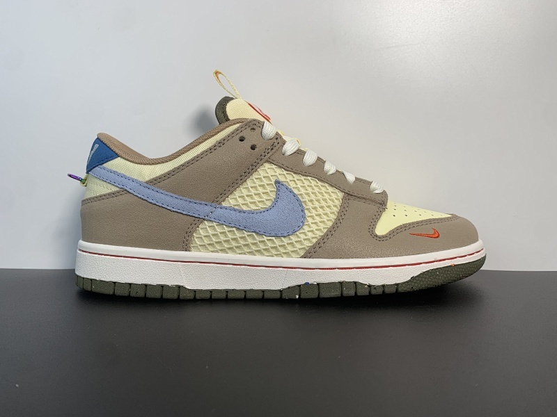 NK Dunk Low "Cartoon" 棕黄 卡通 货号：DX6038-741尺码：36 36.5 37.5 38 38.5 39 40 40.5 41 42 42.5 43 44 44.5 45