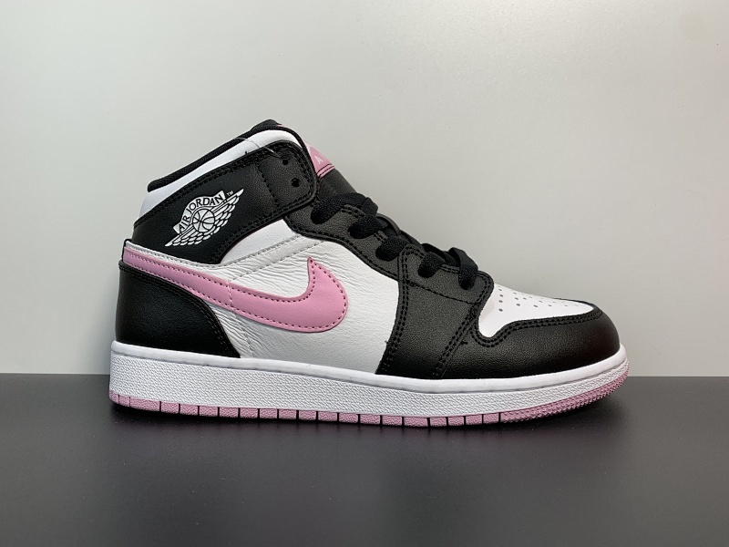 Air Jordan 1 Mid "粉熊猫" 尺码：36-40 货号：555112-103