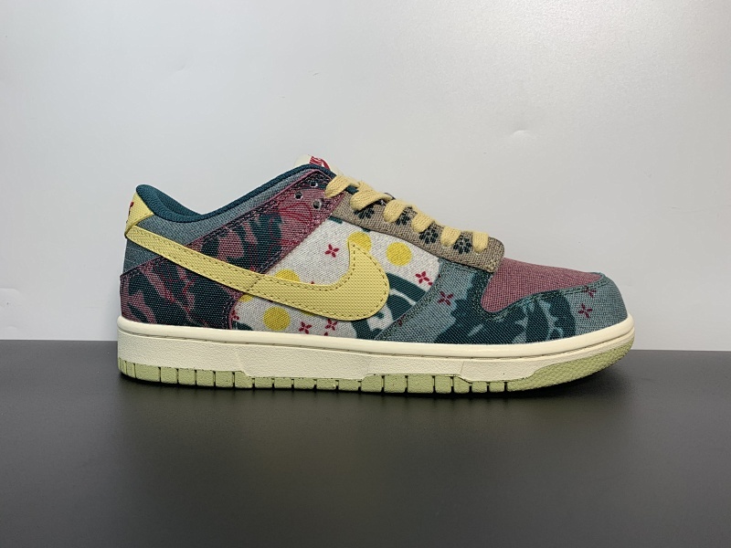 周杰伦同款上脚SB Dunk Low 丹宁水洗 拼接低帮滑板鞋CZ9747-900  尺码：36-46
