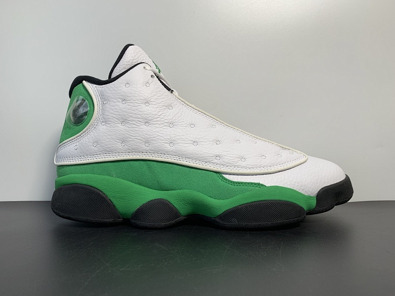 【EA20BA】AJ13幸运白绿出货 全鞋原材料➕原厂碳板➕原装三色猫眼 货号：DB6537-113 尺码：40.5-47.5带半码