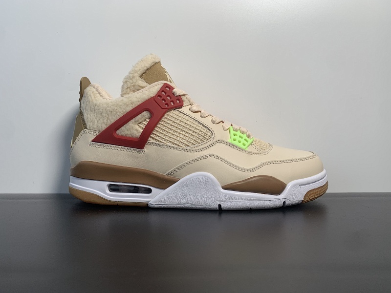Air Jordan 4 “Pure Money” 货号：DH0572-264    乔4卡其复古加毛    码数：36-47.5