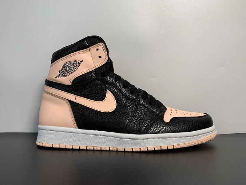 【DA20BA】纯原公司级全头层 Air Jordan 1 黑粉 Crimson Tint AJ1脏粉 黑粉脚趾 555088-081  36-46