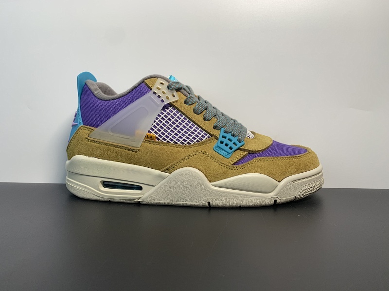 Union x Air Jordan 4 “Taupe Haze”沙漠黄 货号：DJ5718-300