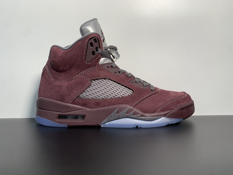 外贸版本出货 Air Jordan 5 “Burgundy”酒红 货号：DZ4131-600 尺码：40.5-47.5