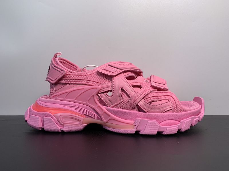 【DA50BA】Ok纯原扫描版本巴黎世家【Track 】4.0魔术贴凉鞋 Size:35-45粉红色