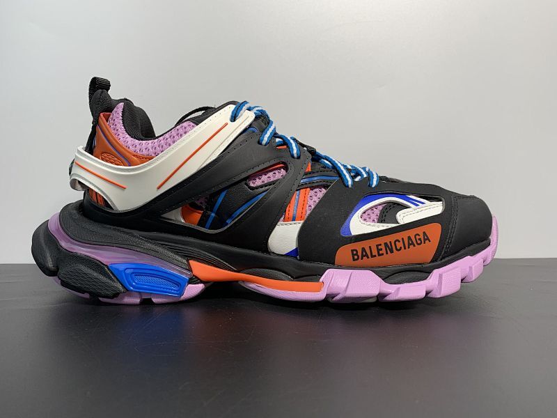 【DA80BA】巴黎世家3.0 三代户外‮念概‬鞋 Balenciaga Sneaker Tess s.Gomma MAILLE WHITE/ORANGE 纯‮版原‬本 35-45