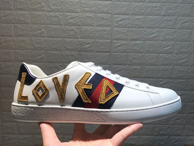 外贸级别 GUCCI小白鞋原装头层35-45