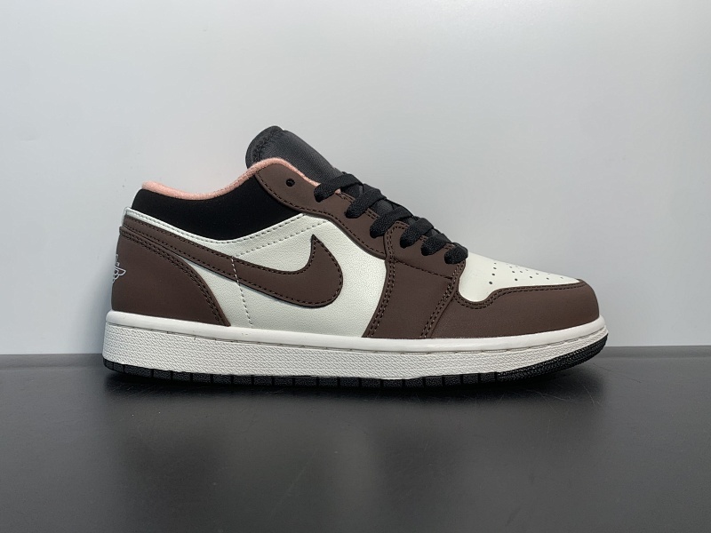 Nike Air Jordan 1 Low AJ1乔丹一代低帮白棕小摩卡小倒钩 DC6991-200尺码36-45