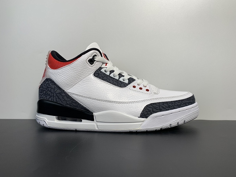Air Jordan 3 Retro SE-T AJ3 乔3丹宁新火焰红 CZ6433-100尺码：40.5 41 42 42.5 43 44 44.5 45 46 47.5