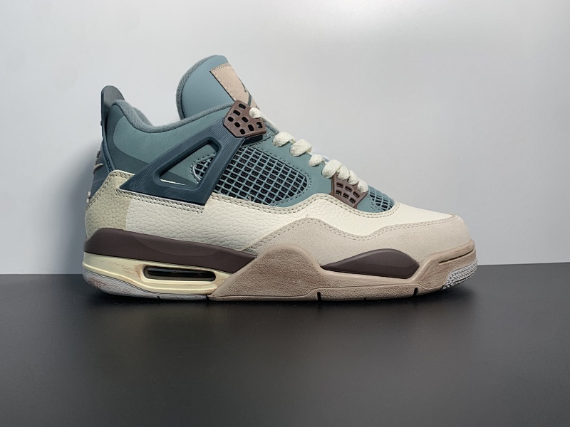 定制版 Air Jordan 4 Custom "Snorlax" 灰蓝卡比兽 尺码：36-47.5
