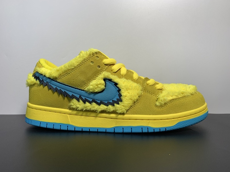 【DA30BA】 耐克 Nike SB Dunk Low Grateful Dead 跳舞小熊 五只小熊 黄色 出货CJ5378-700 尺码：36-46