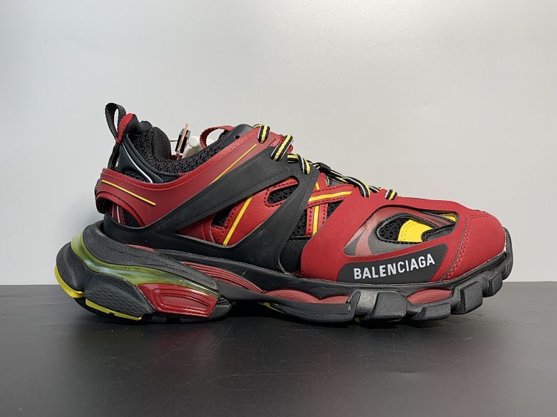 【DA80BA】巴黎世家3.0 三代户外‮念概‬鞋 Balenciaga Sneaker Tess s.Gomma MAILLE WHITE/ORANGE 纯‮版原‬本 35-45