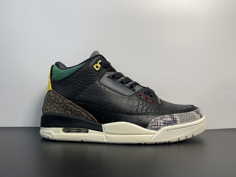 【DA50BA】aj3动物园 尺码：40-47.5Air Jordan 3 AJ3 Animal 2.0 动物园 鳄鱼纹 CV3583-003