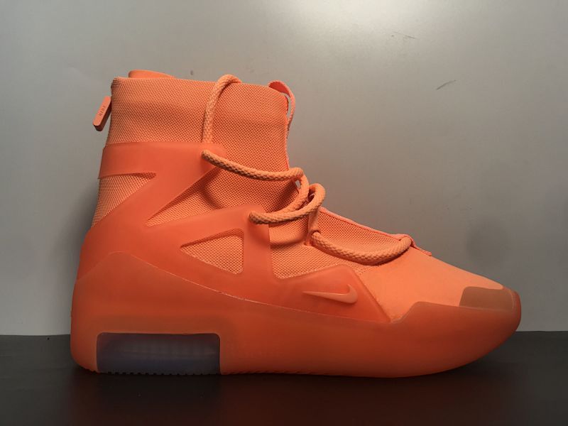 【GB00BA】NIKE AIR FEAR OF GOD 1 #重金购入原鞋 全套原档案原纸板  橘色高帮40-46  AR4237-800