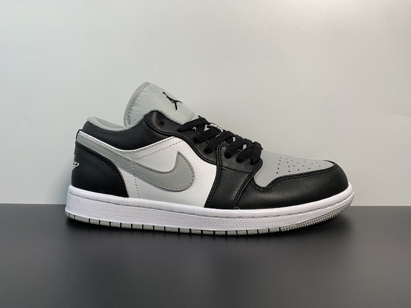 Air Jordan 1 Low “Light Smoke Grey” 货号：553558-039 乔1低帮灰黑脚趾 尺码：36-46