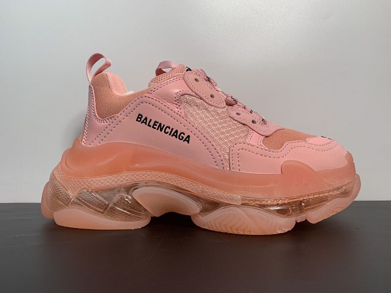 【EB00BA】独‎家 pk版本 BALENCIAGA 19SS Triples 樱花粉 历‎时两个月‎的‎开发 ​ 市​面顶级‎ 36-45 544351