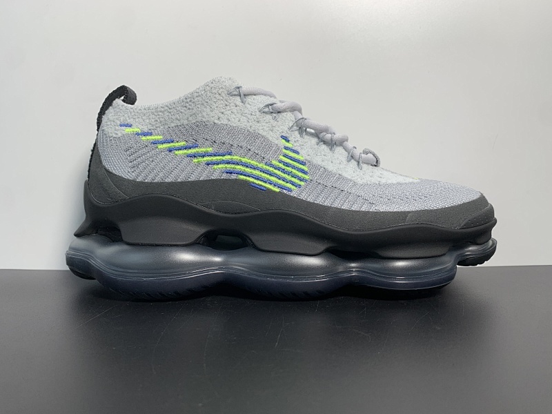 NK Air Max Scorpion fk "triple black"灰黑全掌气垫潮流复古休闲慢跑鞋 #原盒原配 独家开发 #原底大气垫 回弹反馈充足 尺码：35.5 ～47.5