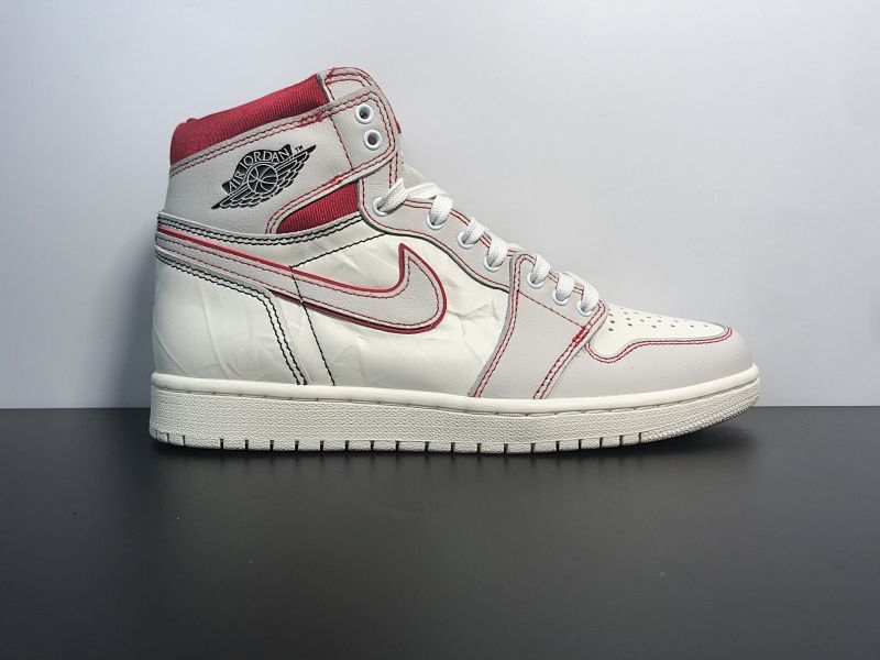AJ1 乔丹 Air Jordan 1 "Phantom" 白红 兔八哥 手稿 篮球鞋 555088-160