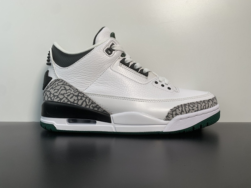 AIR JORDAN 3 OREGON 俄勒冈鸭子 AJ3 白黑绿 乔丹3 282233-594 尺码40-47.5