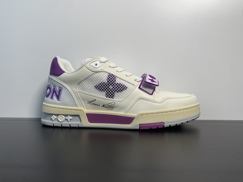 LouisVuitton路易威登 Trainer休闲板鞋白紫尺码38-46