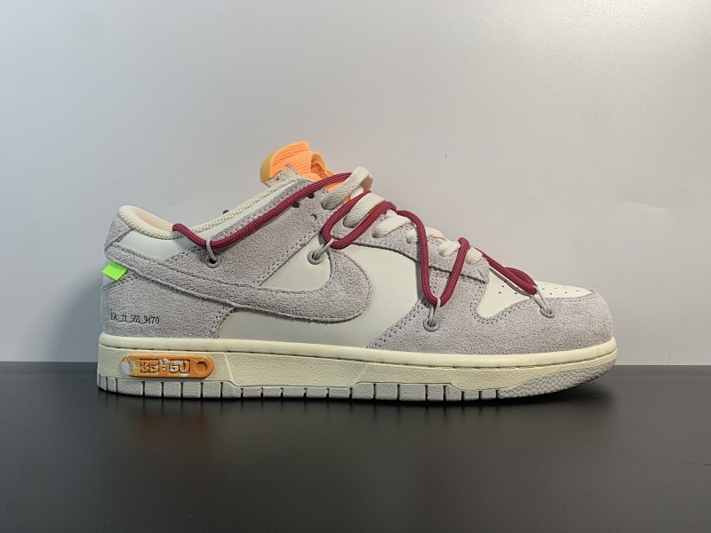 Off white x NK Dunk the35-50反毛皮灰 货号：dj0950-114  size36-47.5