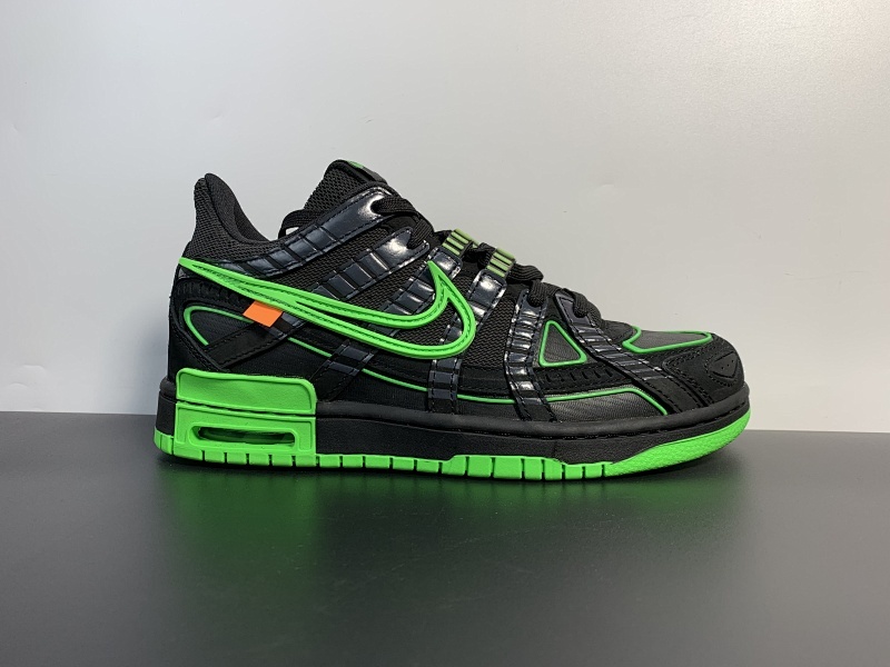 原鞋开版 Off-White x Nike Air Rubber Dunk “Green Strike”黑绿 美洲限定 SIZE: 40-47.5 型号: CU6015-001