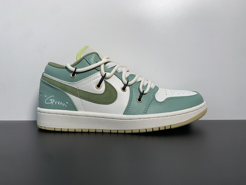 AirJordan1抹茶绿绑带低帮！货号：FD9906 131 尺码：36-47.5