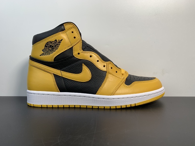 Air Jordan 1 High OG AJ1黑黄脚趾 运动篮球鞋 555088-701 顶级原盒 尺码：40.5-47.5