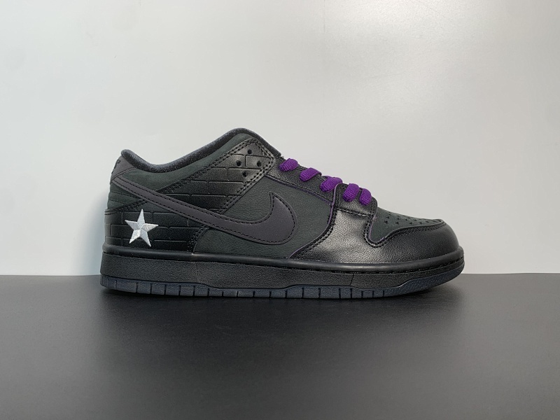 Familia x Nike SB Dunk Low “First Avenue”黑紫 货号：dj1159-001 吃吗：36-47.5