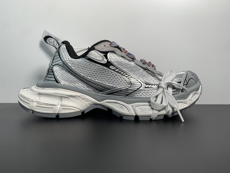 OK扫描版本】Balenciaga Phantom Sneaker 官方同步 巴黎世家全新十代潮流跑鞋 W1RB5 2801 灰红 #增加全新设计 在延续 Track Trainer 户外轮廓和复杂鞋