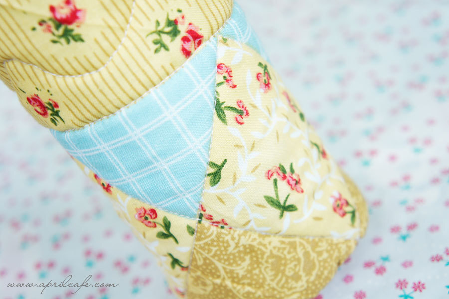 拼布图案奶瓶保温袋 - 手工 - 四月咖啡馆