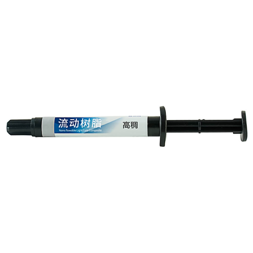 3g/Syringe Light curing Dental Composite Flowable Resins Low Flow 4 shades