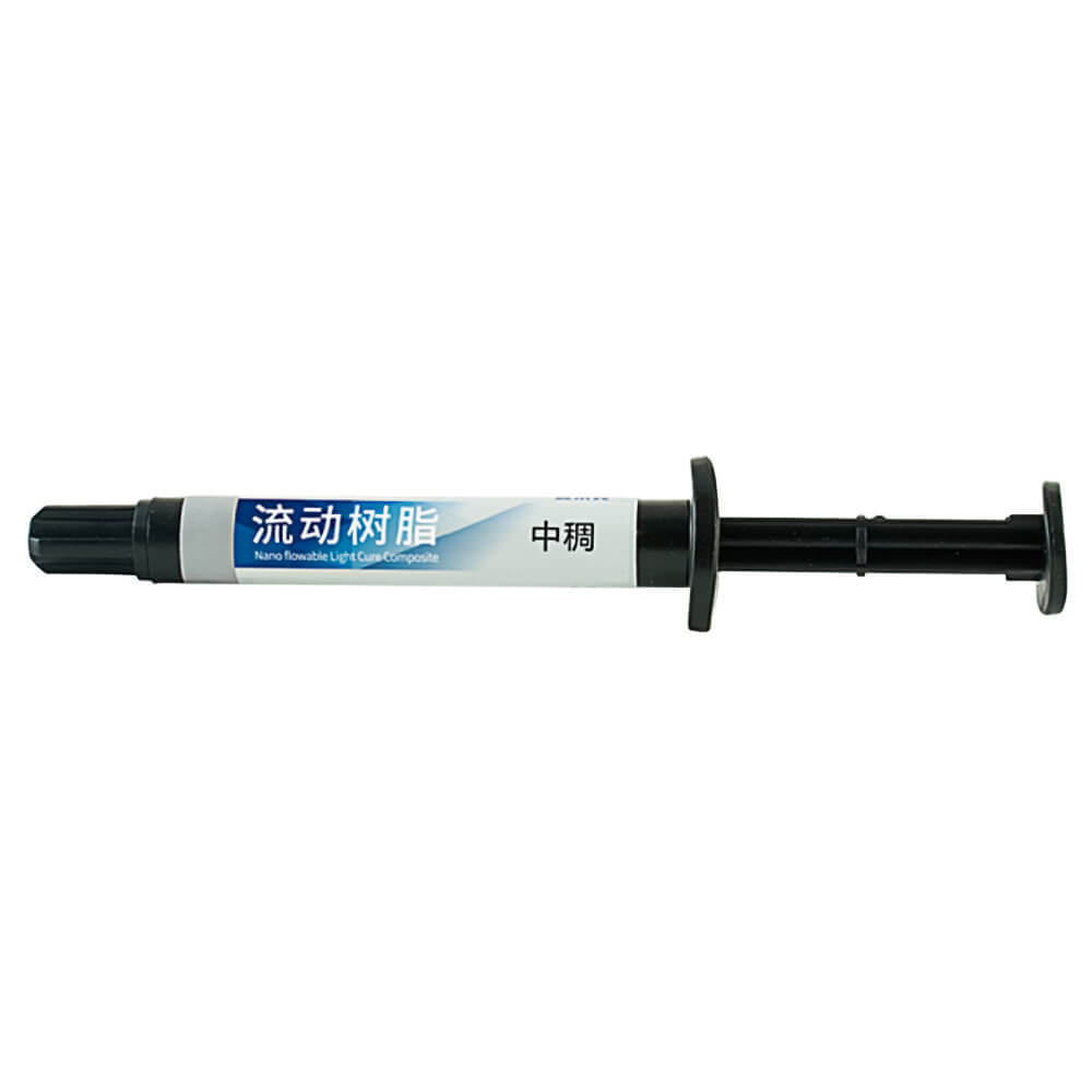 3g/Syringe Light curing Dental Composite Flowable Resins Medium Flow 4 shades