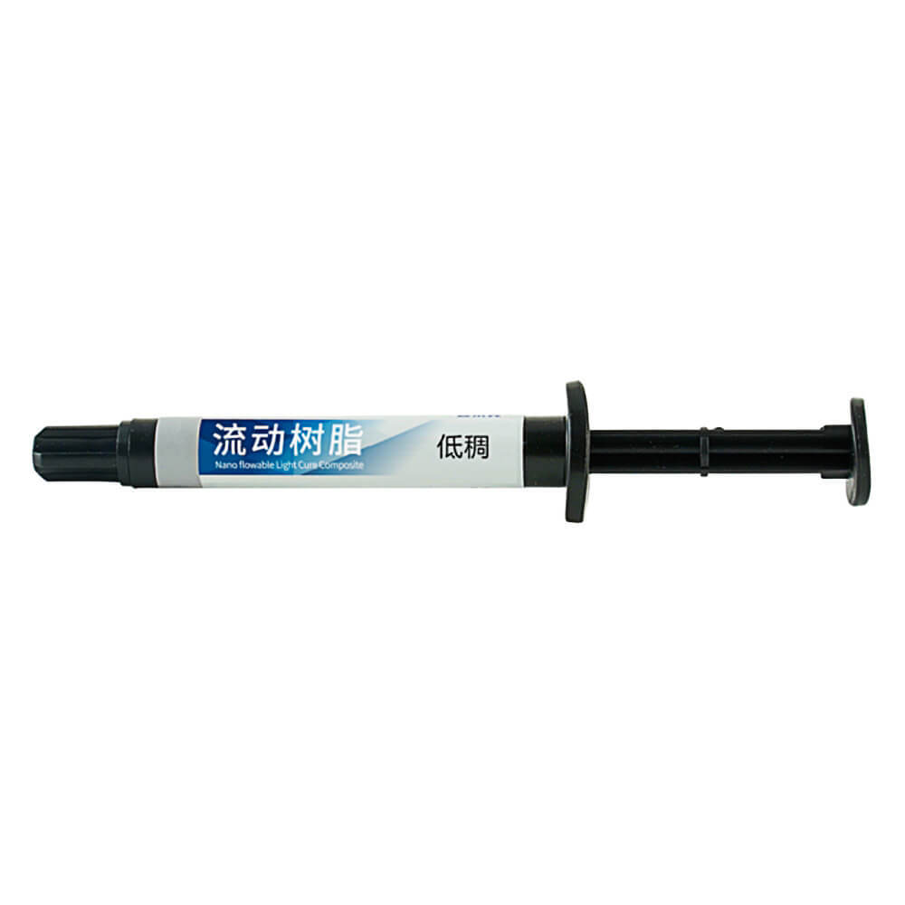 3g/Syringe Light curing Dental Composite Flowable Resins High Flow 4 shades