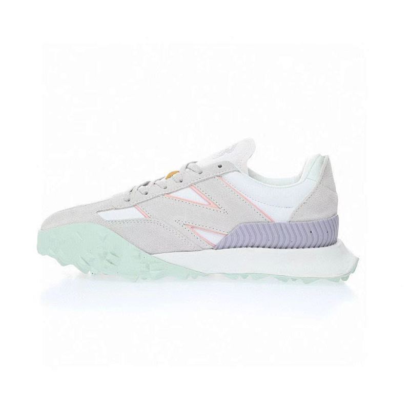 NB新百伦New Balance XC72系列低帮高端复古老爹风休闲运动慢跑鞋“翻毛拼接马卡龙灰蓝”货号：UXC72WB 尺码：36-45