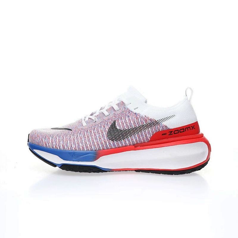 耐克Nike ZoomX Invincible Run Flyknit 3"White/Black/Blue/Red"不可战胜3代系列“针织黑白红宝蓝渐变”货号：FJ3889-100